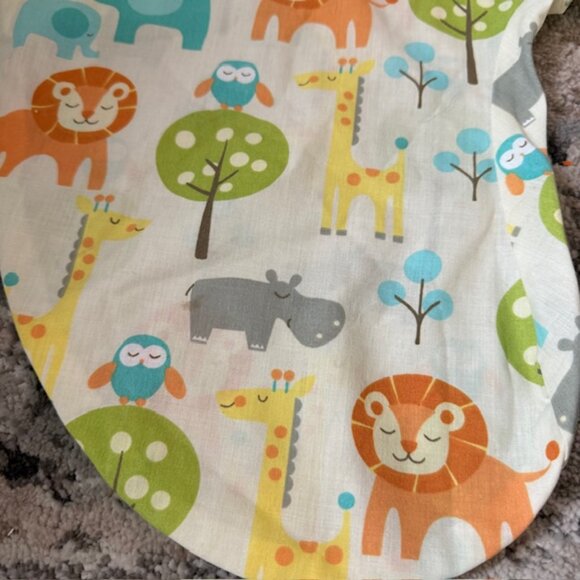 Boppy Pillow Cover Safari Animals - Lions Giraffe Elephant Hippo - Picture 6 of 9